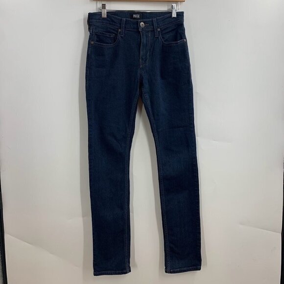 Paige Men's Federal Slim Straight Fit Stretch 5 Pocket Denim In Sampson SZ 28x32 - Picture 1 of 14